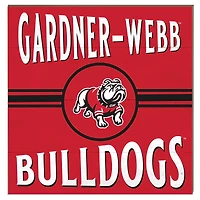 Gardner-Webb Bulldogs 10" x 10" Retro Team Sign