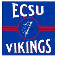 ECSU Vikings 10" x 10" Retro Team Sign
