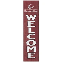 Kennedy-King College Statesmen 12" x 48" Outdoor Leaner Welcome Sign
