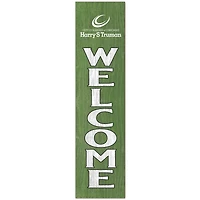 Harry S Truman College Falcons 12" x 48" Outdoor Leaner Welcome Sign