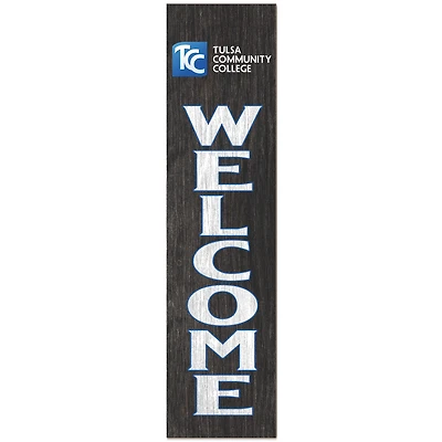 Tulsa Community College 12" x 48" Outdoor Leaner Welcome Sign