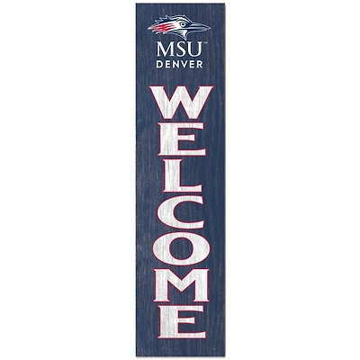 MSU Denver Roadrunners 12" x 48" Outdoor Leaner Welcome Sign