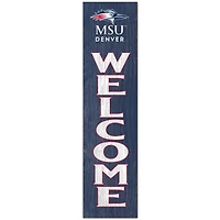 MSU Denver Roadrunners 12" x 48" Outdoor Leaner Welcome Sign