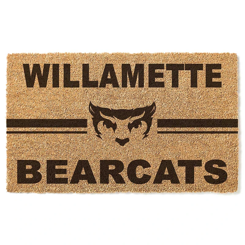 Willamette Bearcats 18" x 30" Team Logo Doormat