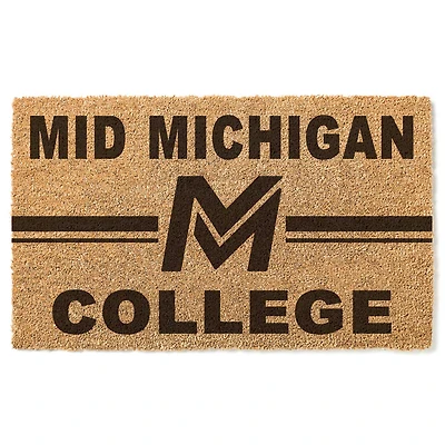 Mid Michigan College 18" x 30" Team Logo Doormat