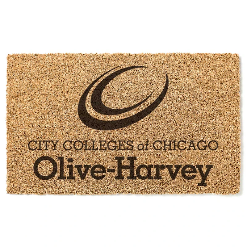 Olive-Harvey College Purple Panthers 18" x 30" Team Logo Doormat