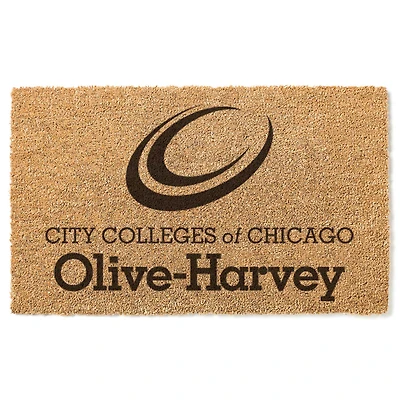 Olive-Harvey College Purple Panthers 18" x 30" Team Logo Doormat