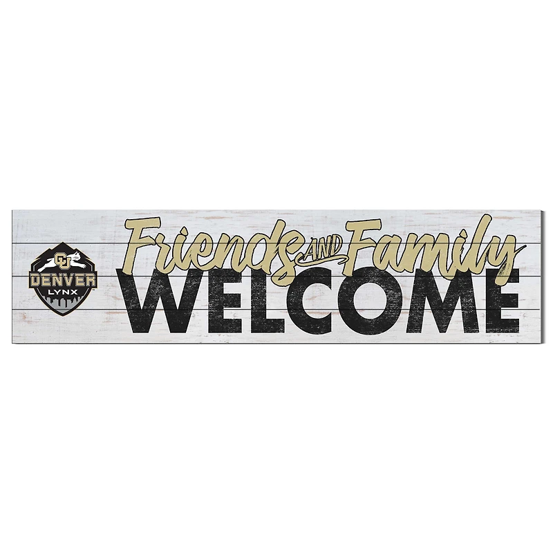 CU Denver Lynx 10" x 40" Friends & Family Welcome Sign