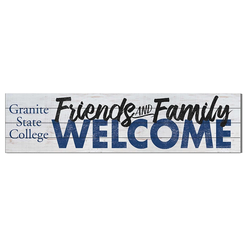 Granite State College 10" x 40" Friends & Family Welcome Sign