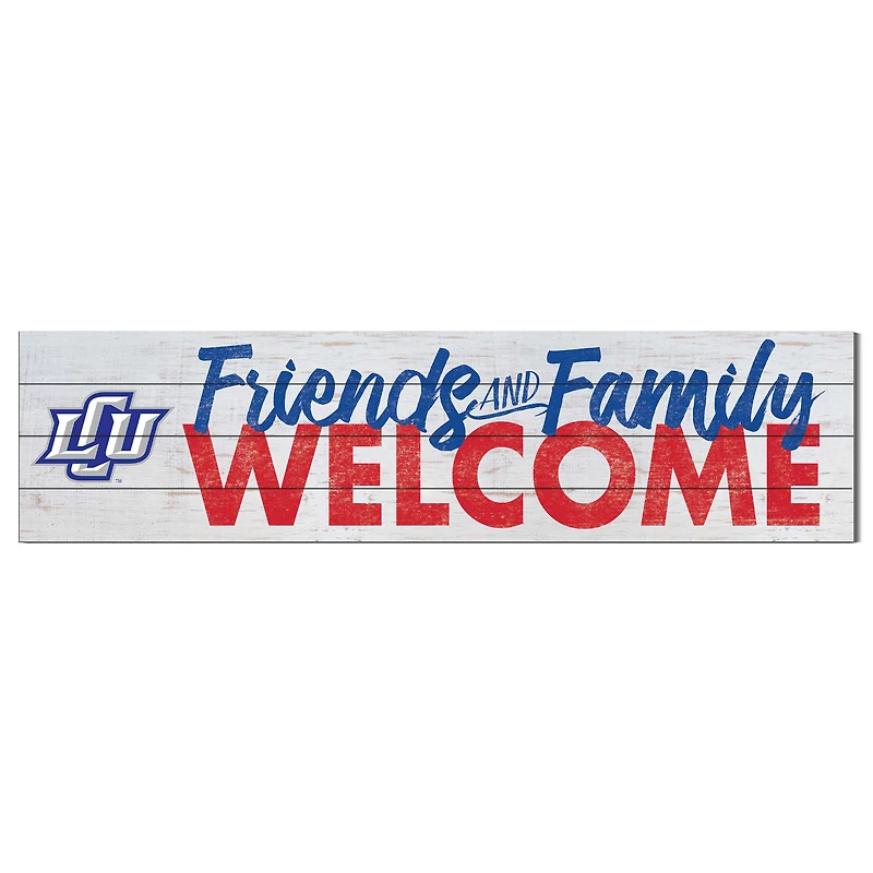 Lubbock Christian Chaparral 10" x 40" Friends & Family Welcome Sign