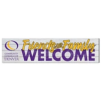 CCD CityHawks 10" x 40" Friends & Family Welcome Sign
