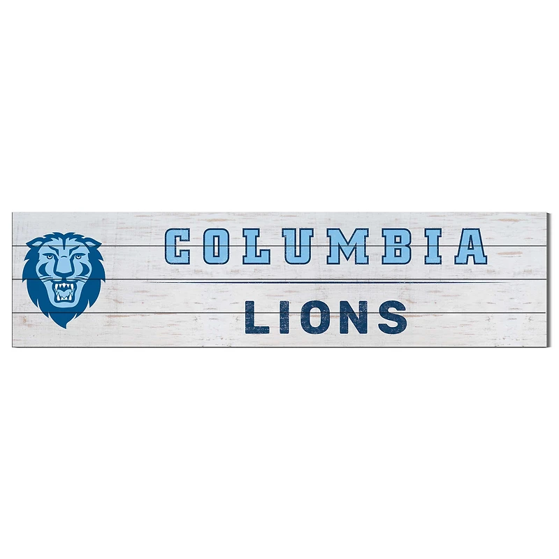Columbia University 10" x 40" Logo Sign