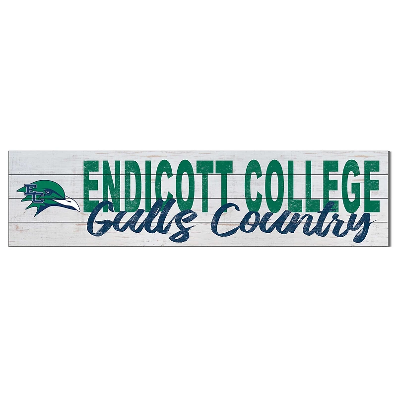 Endicott College 10" x 40" Logo Sign