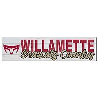 Willamette Bearcats 10" x 40" Logo Sign