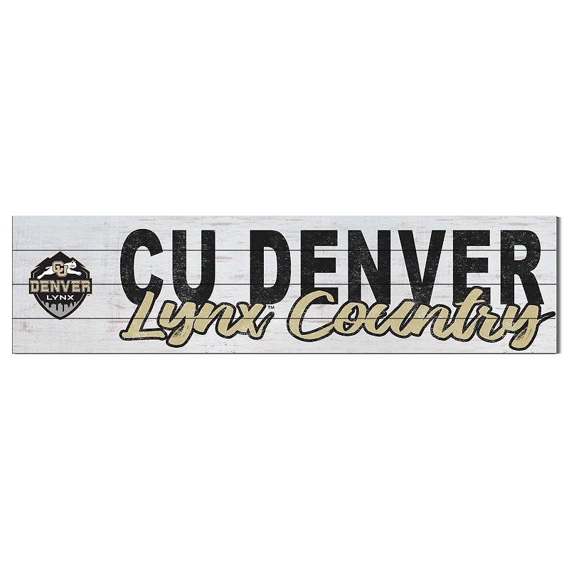 CU Denver Lynx 10" x 40" Logo Sign