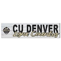 CU Denver Lynx 10" x 40" Logo Sign