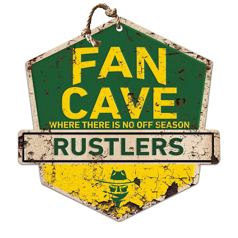 Golden West College 20" x 20" Fan Cave Badge Sign