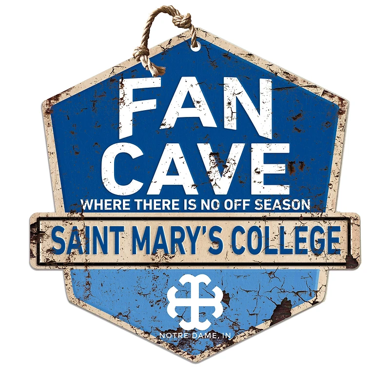 Saint Mary's Belles 20" x 20" Fan Cave Badge Sign