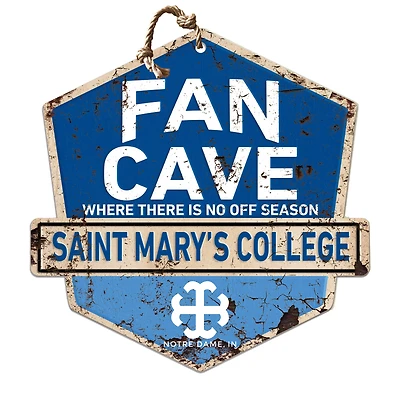 Saint Mary's Belles 20" x 20" Fan Cave Badge Sign