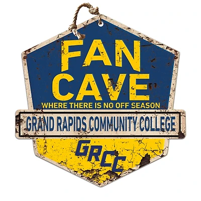 Grand Rapids Raiders 20" x 20" Fan Cave Badge Sign