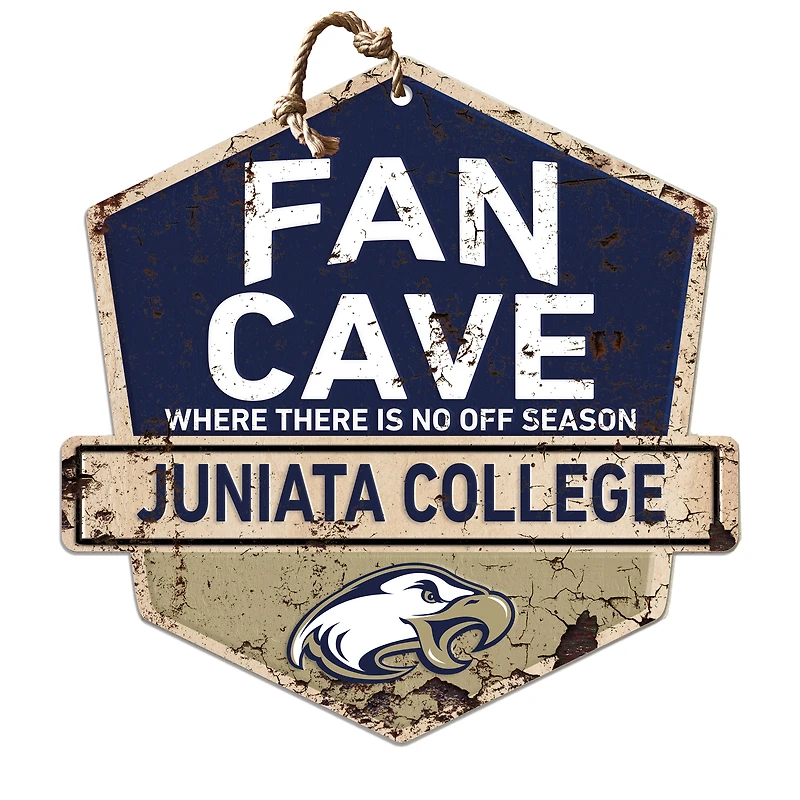 Juniata Eagles 20" x 20" Fan Cave Badge Sign