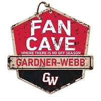 Gardner-Webb Bulldogs 20" x 20" Fan Cave Badge Sign