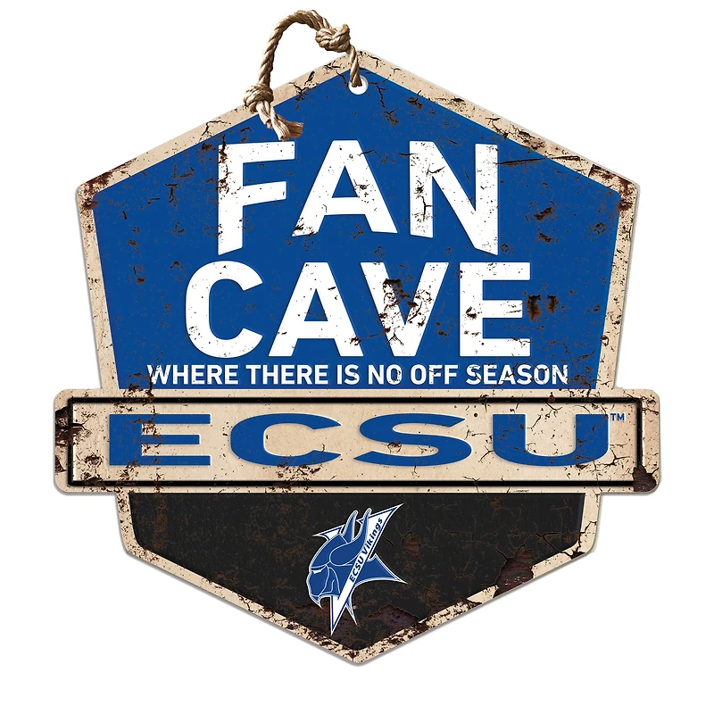 ECSU Vikings 20" x 20" Fan Cave Badge Sign