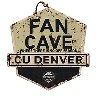 CU Denver Lynx 20" x 20" Fan Cave Badge Sign