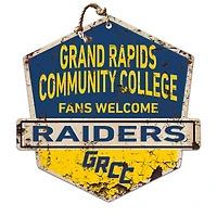 Grand Rapids Raiders 20" x 20" Fans Welcome Badge Sign
