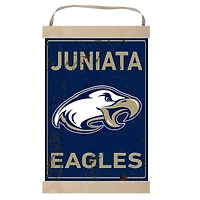 Juniata Eagles 12" x 20" Faux Rust Banner Sign