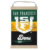 San Francisco Dons 12'' x 20'' Retro Logo Banner Sign