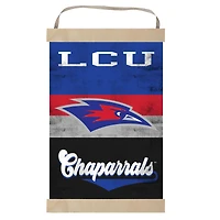 Lubbock Christian Chaparral 12'' x 20'' Retro Logo Banner Sign