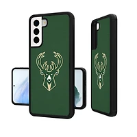 Milwaukee Bucks Solid Design Galaxy Bump Case
