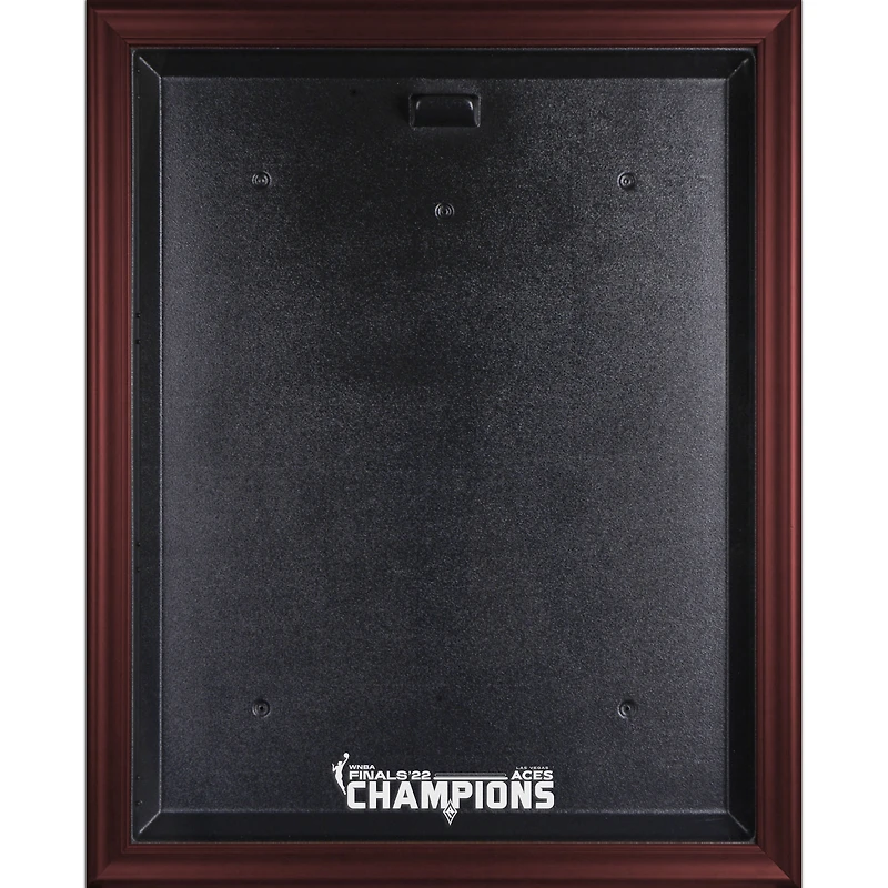 Fanatics Authentic Las Vegas Aces 2022 WNBA Finals Champions Mahogany Framed Logo Jersey Display Case