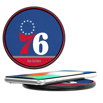 Philadelphia 76ers Personalized 10-Watt Wireless Phone Charger