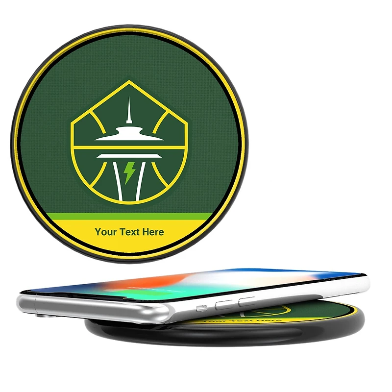 Seattle Storm Personalized 10-Watt Wireless Phone Charger