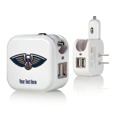 New Orleans Pelicans Personalized 2-In-1 USB Charger