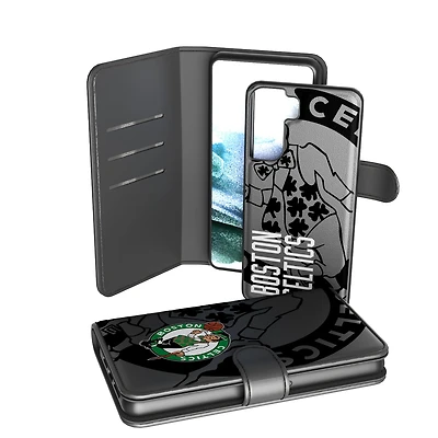 Boston Celtics Samsung Galaxy Monocolor Wallet Case