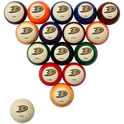 Imperial Cream Anaheim Ducks Retro Billiard Ball Set