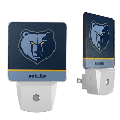 Memphis Grizzlies Personalized Two-Piece Nightlight Set