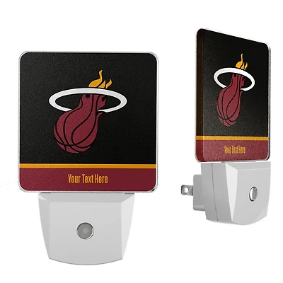 Miami Heat Personalized Two-Piece Nightlight Set