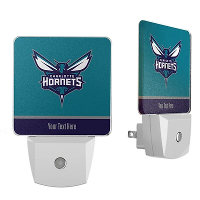 Charlotte Hornets Personalized Two-Piece Nightlight Set