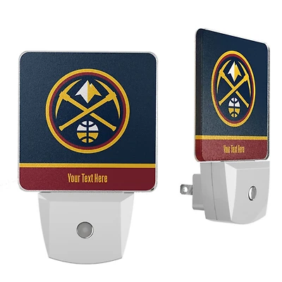 Denver Nuggets Personalized Two-Piece Nightlight Set