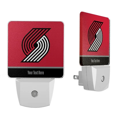 Portland Trail Blazers Personalized Two-Piece Nightlight Set