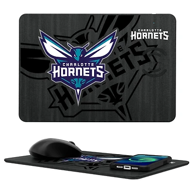 Charlotte Hornets Wireless Charger & Mouse Pad