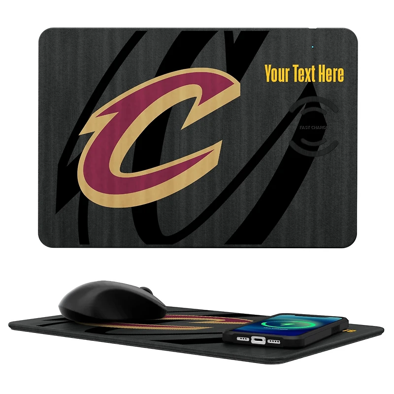 Cleveland Cavaliers Personalized Wireless Charger & Mouse Pad