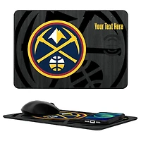 Denver Nuggets Personalized Wireless Charger & Mouse Pad