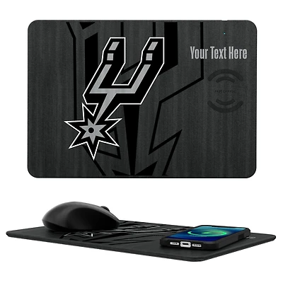 San Antonio Spurs Personalized Wireless Charger & Mouse Pad