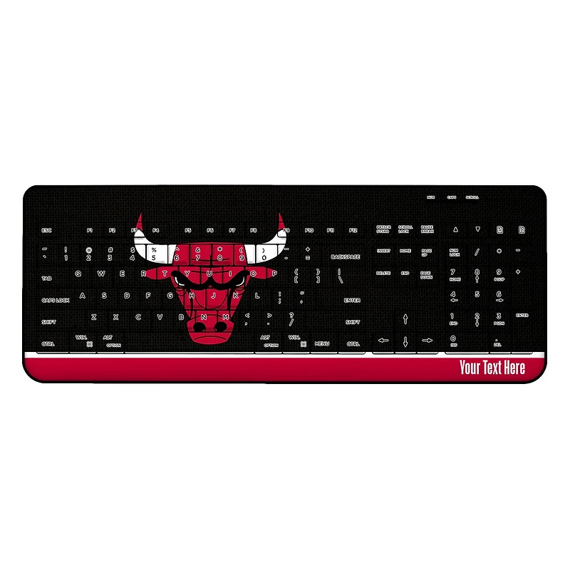Chicago Bulls Personalized Wireless Keyboard