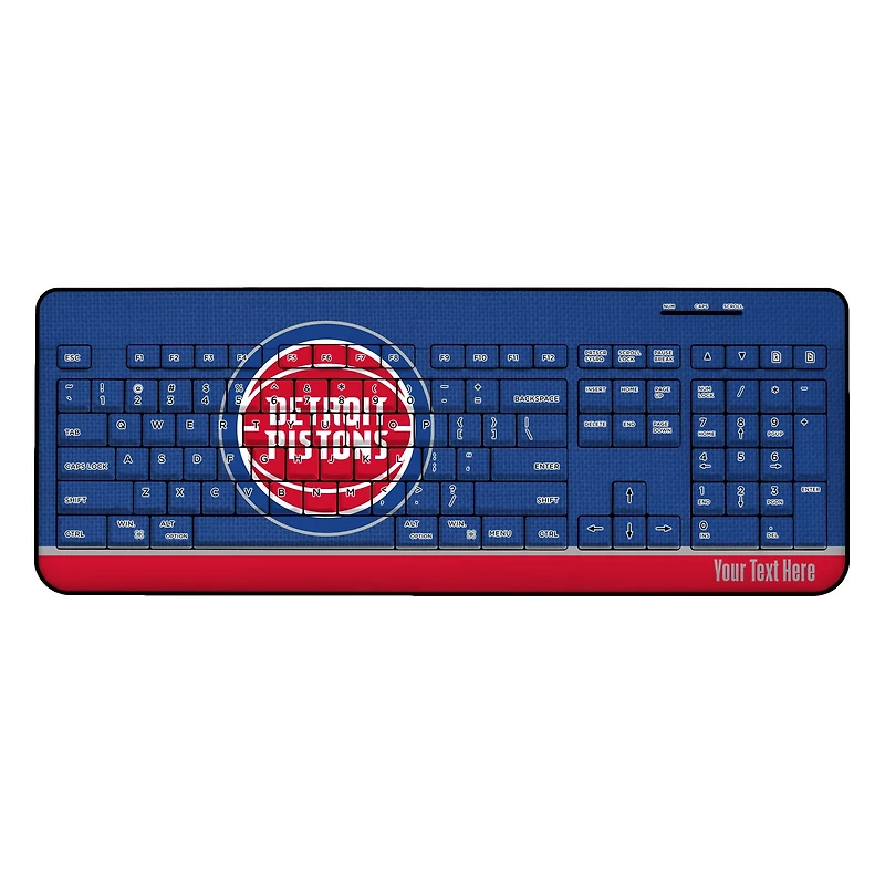 Detroit Pistons Personalized Wireless Keyboard
